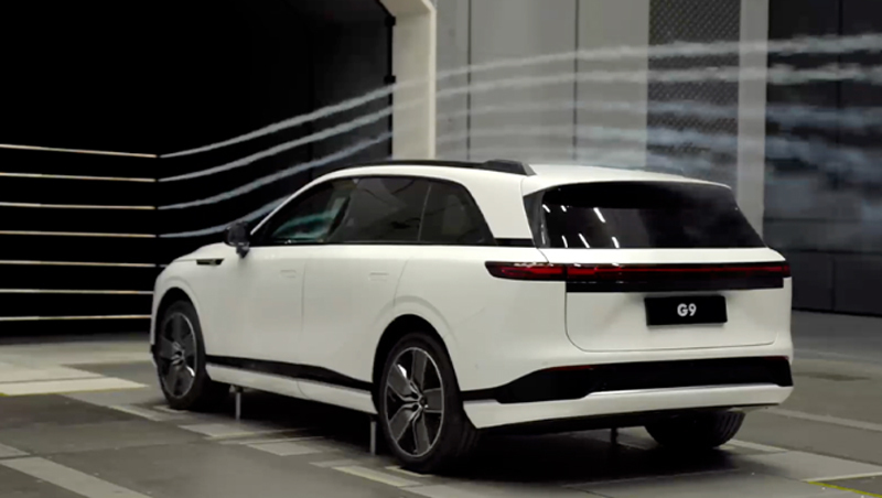 风阻系数0.272 小鹏G9完成风洞技术测试