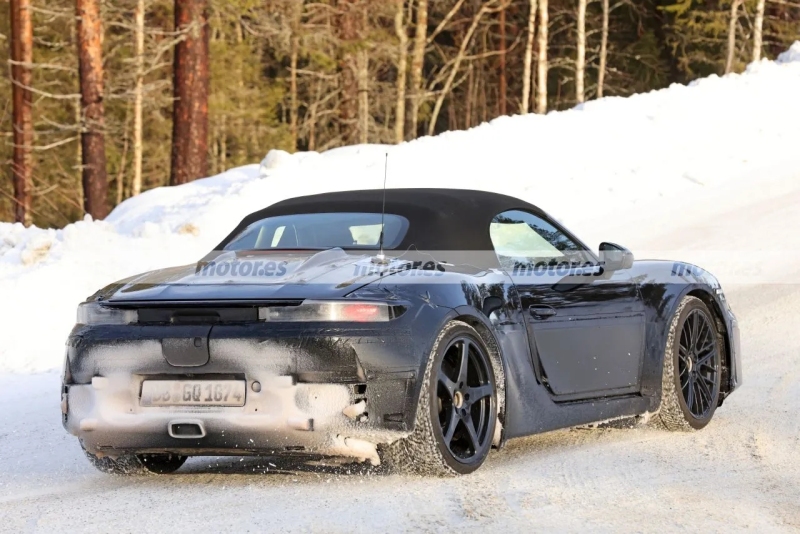 将2024年首次亮相 保时捷718 Boxster纯电版谍照 将2024年首次亮相 保时捷718 Boxster纯电版谍照