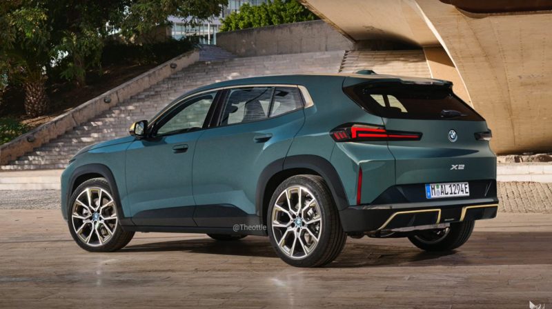 小号“XM” BMW全新一代X2渲染图曝光