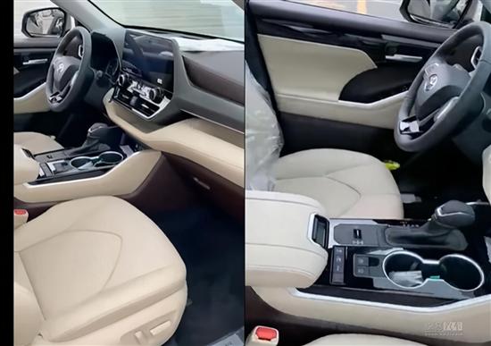 全新汉兰达混动版实车曝光 将4月亮相