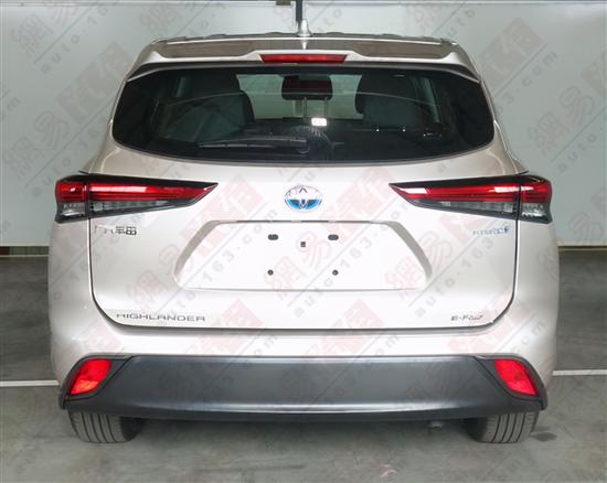 全新汉兰达混动版实车曝光 将4月亮相