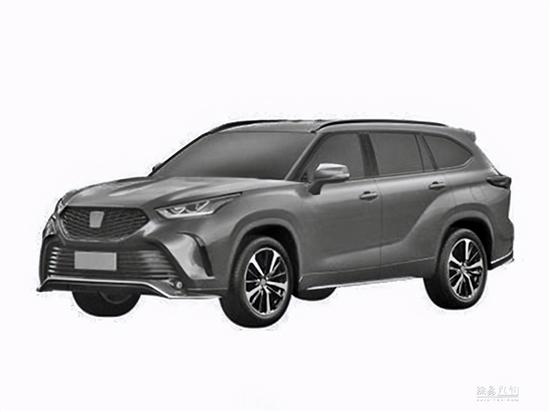 全新汉兰达混动版实车曝光 将4月亮相