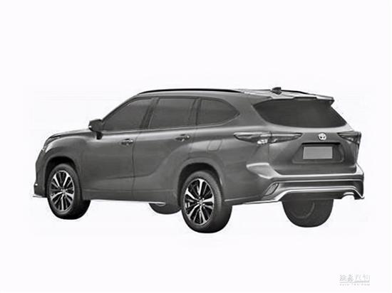 全新汉兰达混动版实车曝光 将4月亮相