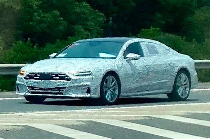 上汽奥迪A7L路试曝光 年底投产 明年初上市