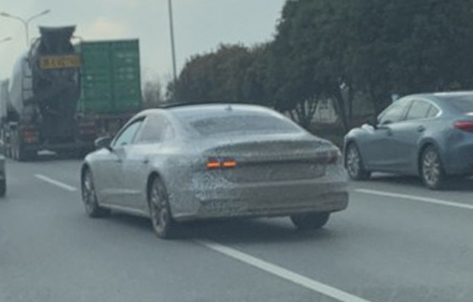 上汽奥迪A7L路试曝光 年底投产 明年初上市