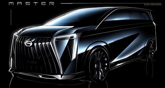 气场不输埃尔法 全新传祺M8设计手稿曝光