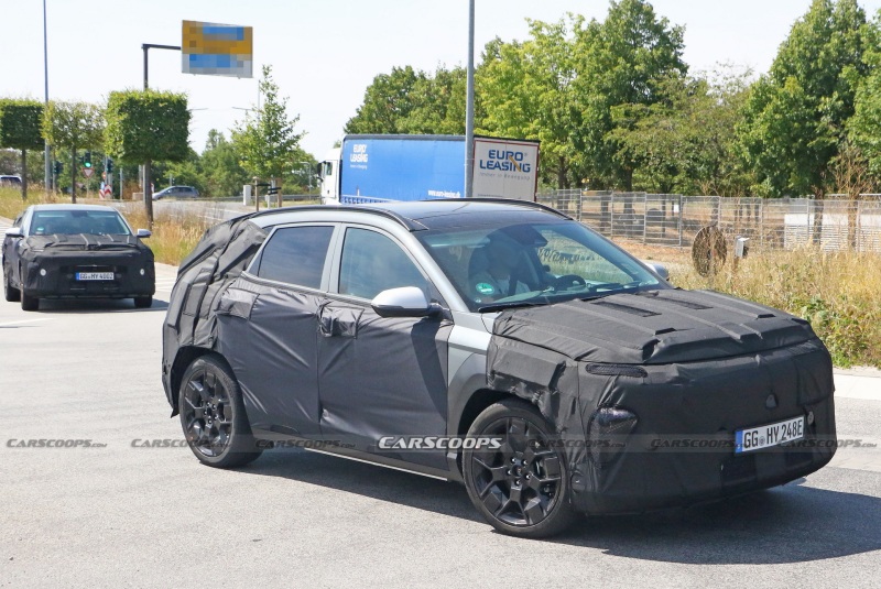 有望2023年亮相 全新现代Kona纯电版谍照曝光