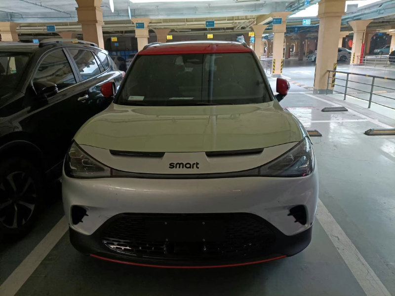 双色车身/红色卡钳 疑似smart精灵#1性能版谍照