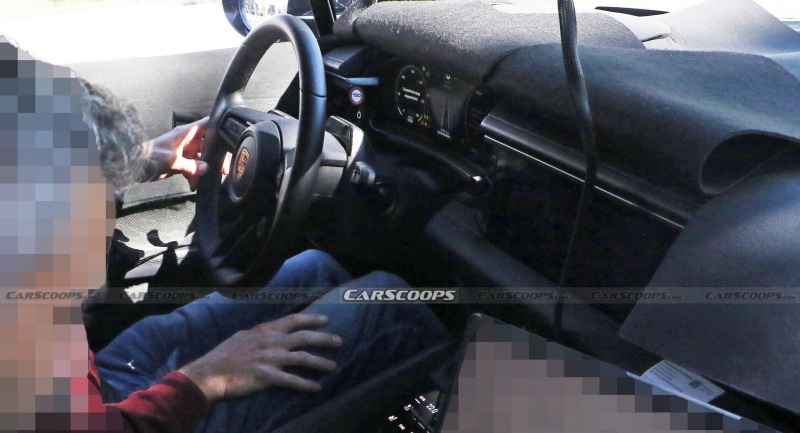 有望2024年亮相 保时捷Macan EV内饰谍照曝光