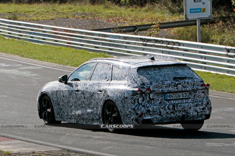 格栅/灯组等细节调整 奥迪新款A4 Avant最新谍照