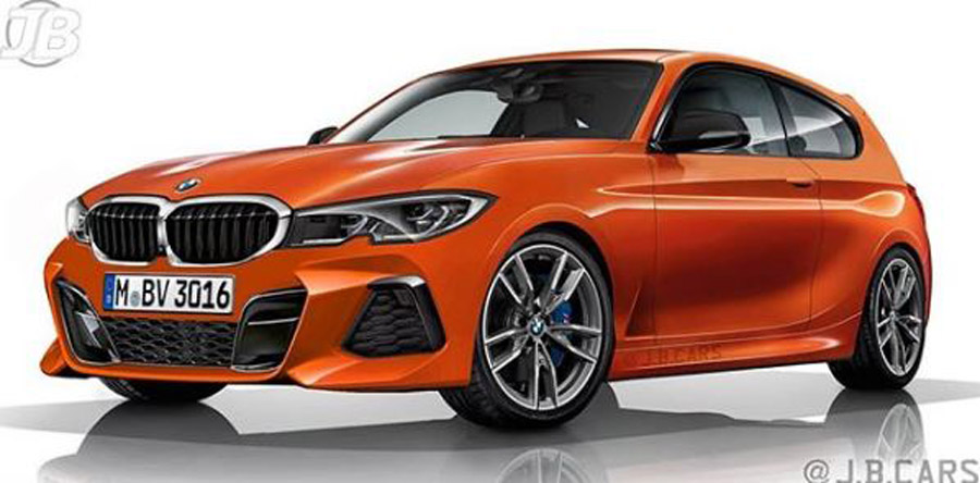 基于UKL平台进行打造 2019款宝马1系效果图发布