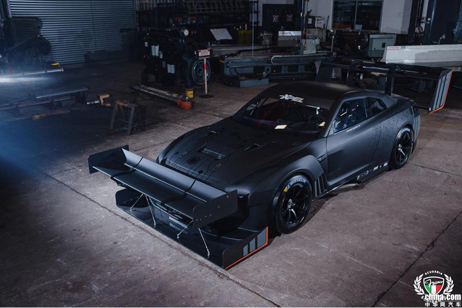 超夸张空气动力套件 曝日产GT-R爬山赛车 超夸张空气动力套件 曝日产GT-R爬山赛车