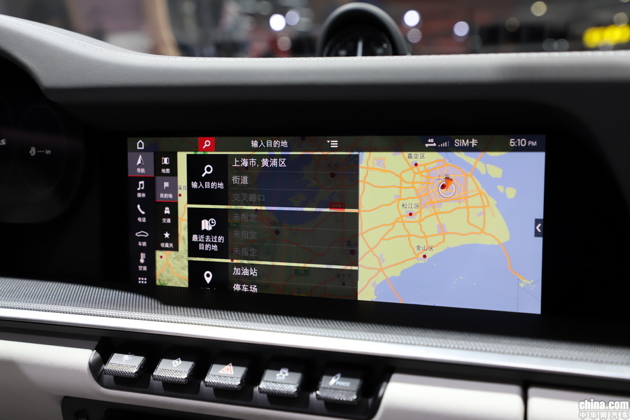 保时捷911 2019款 Carrera 4S Cabriolet 3.0T 内饰