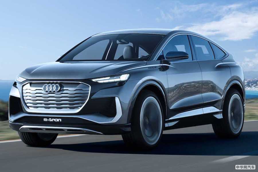 外形动感 奥迪Q4 E-Tron Sportback概念车亮相 外形动感 奥迪Q4 E-Tron Sportback概念车亮相