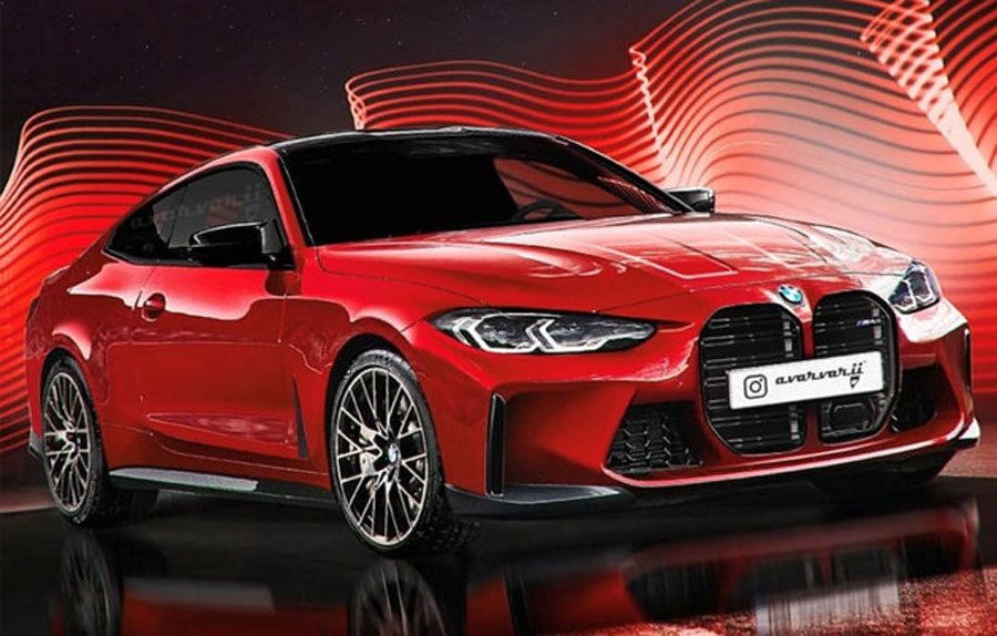 配大尺寸双肾格栅/3.0T动力 曝全新宝马M4渲染图 配大尺寸双肾格栅/3.0T动力 曝全新宝马M4渲染图