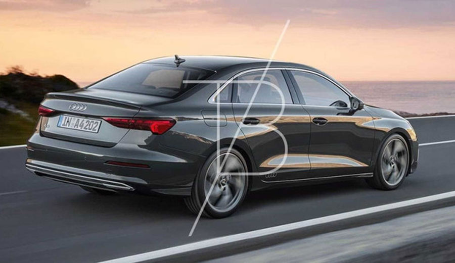 拥有完美车身曲线 2022款奥迪A4渲染图曝光