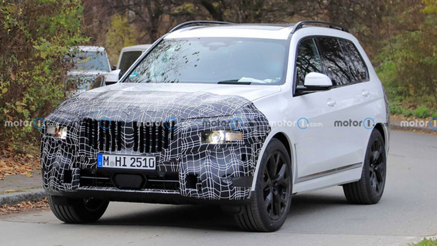 前脸或将迎较大变化 新款宝马X7渲染图曝光