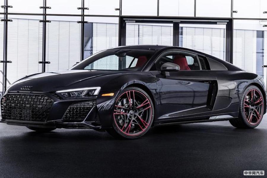 黑色水晶漆配红色装饰 奥迪R8“猎豹”特别版官图 黑色水晶漆配红色装饰 奥迪R8“猎豹”特别版官图