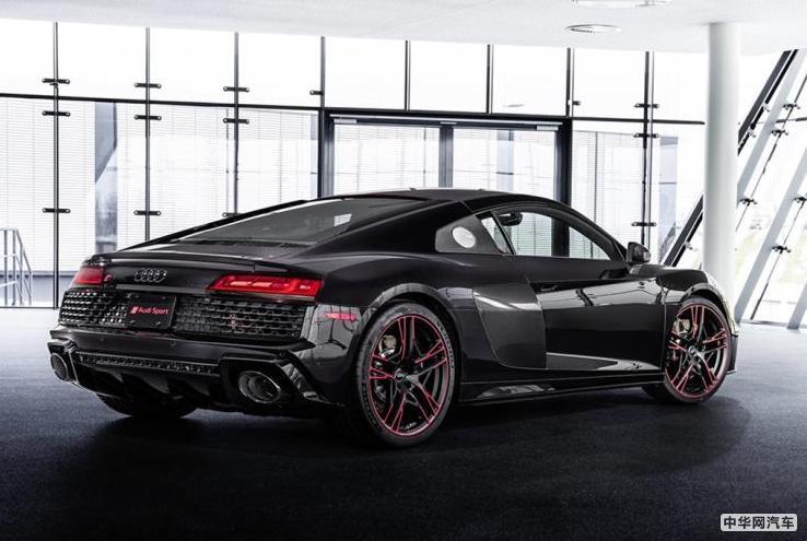 黑色水晶漆配红色装饰 奥迪R8“猎豹”特别版官图 黑色水晶漆配红色装饰 奥迪R8“猎豹”特别版官图
