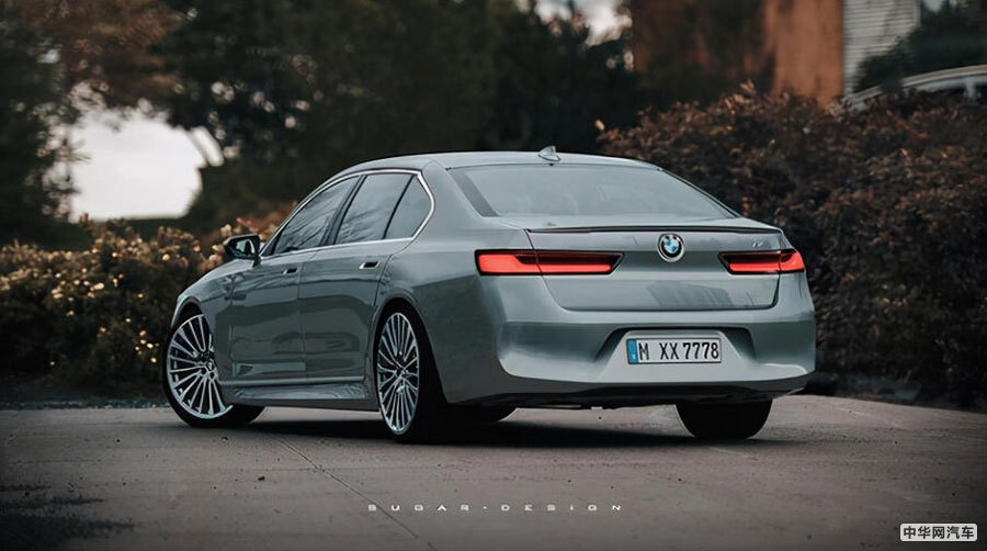 将推出四种动力形式 下一代宝马7系渲染图曝光