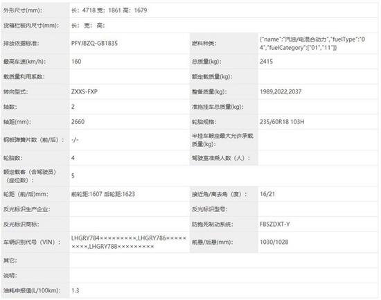 上海车展亮相 广汽本田皓影PHEV信息曝光 上海车展亮相 广汽本田皓影PHEV信息曝光