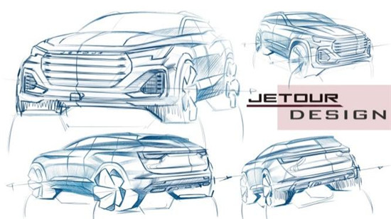 捷途新车设计草图曝光 或今年上半年上市