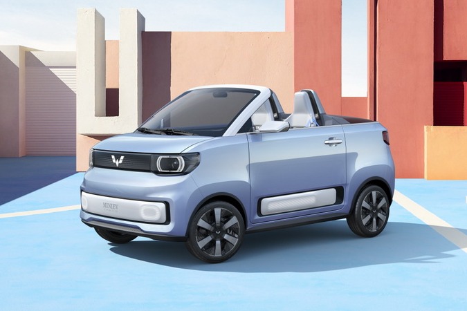 宏光MINIEV敞篷车官图曝光 上海车展全球首秀