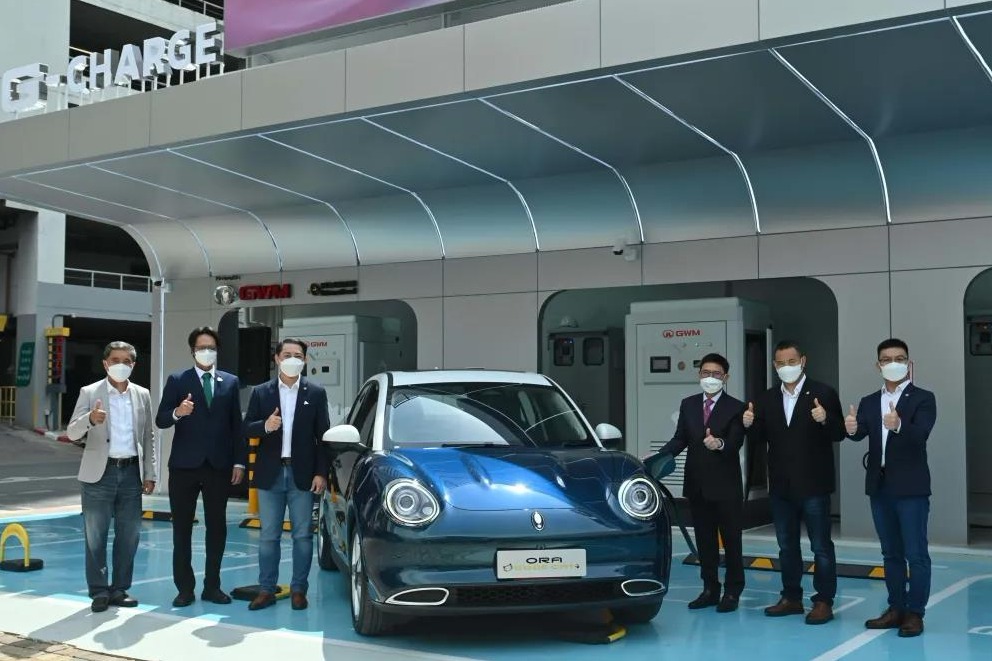 长城汽车光储充一体超级充电站落户泰国曼谷