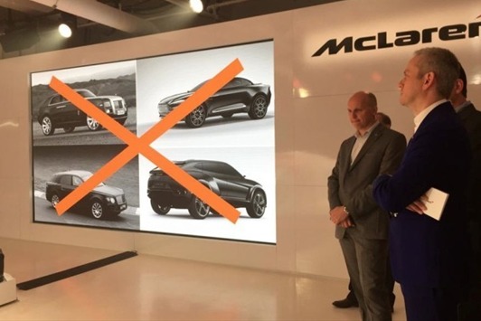 做了一个违背组训的决定！曝迈凯伦将生产SUV