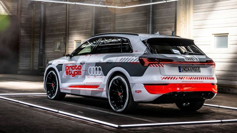 或更名Q8 e-tron 奥迪全新e-tron原型车官图发布 或更名Q8 e-tron 奥迪全新e-tron原型车官图发布