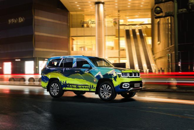 国潮灯组/细节够豪华 北京BJ60局部图首次曝光