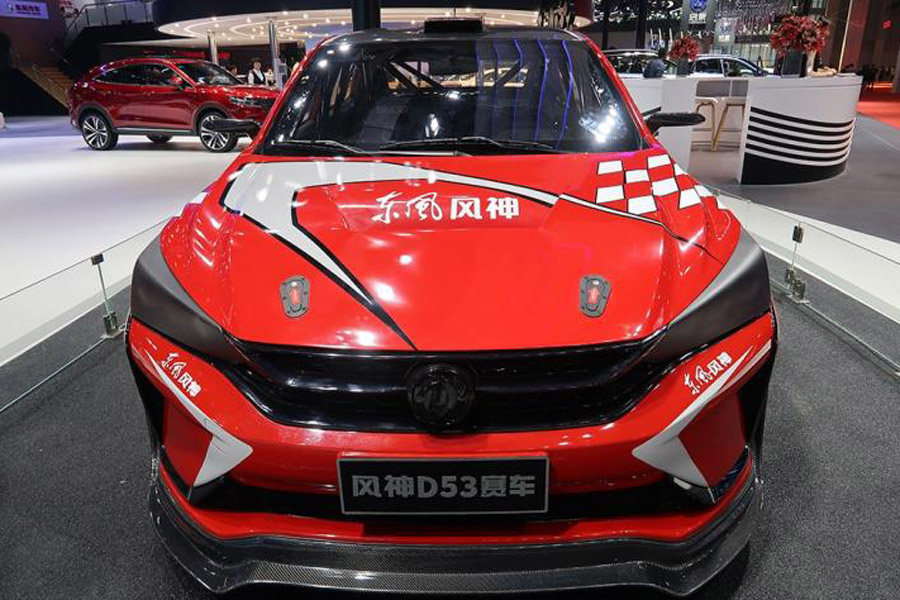 百公里加速小于5秒 东风风神D53-CTCC赛车亮相