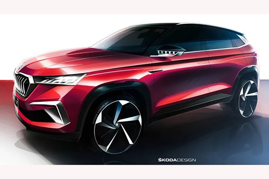 将于深港澳车展发布 斯柯达Vision GT设计草图曝光