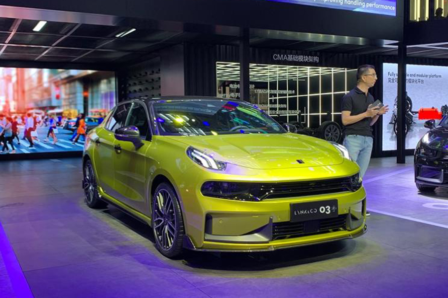 百公里加速仅5.9秒 领克03+于深港澳车展正式亮相