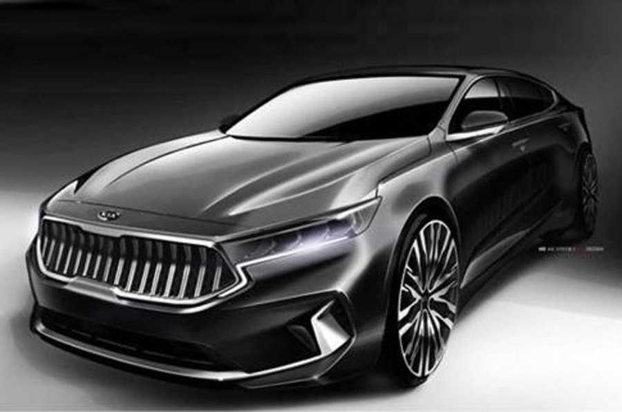 外观内饰整体升级 起亚新款凯尊设计草图曝光 