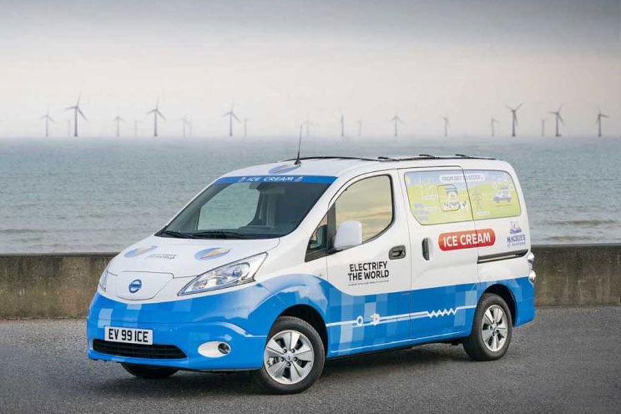 预计今年底上市 日产e-NV200 Ice Cream概念车官图