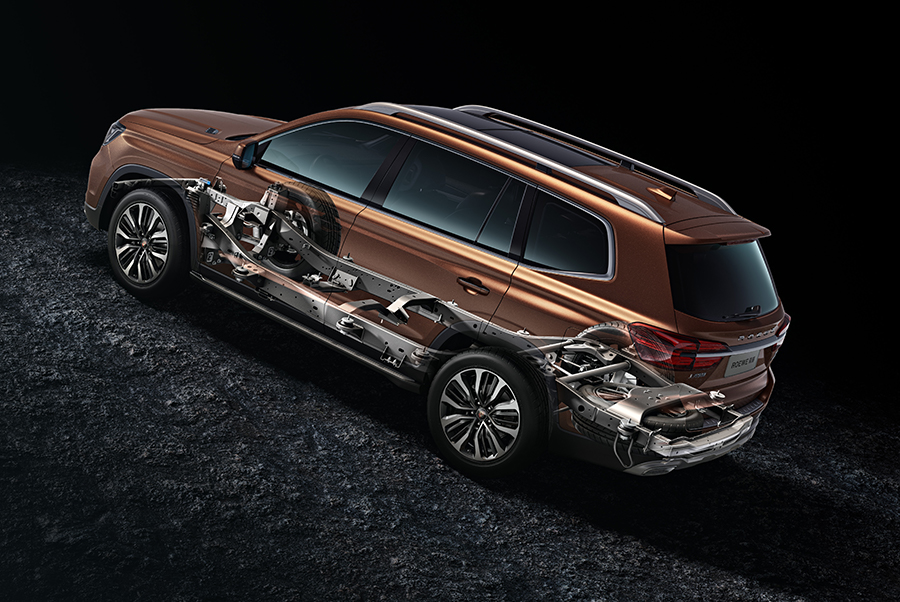 四驱全系标配“两把锁” 全新荣威RX8即将上市