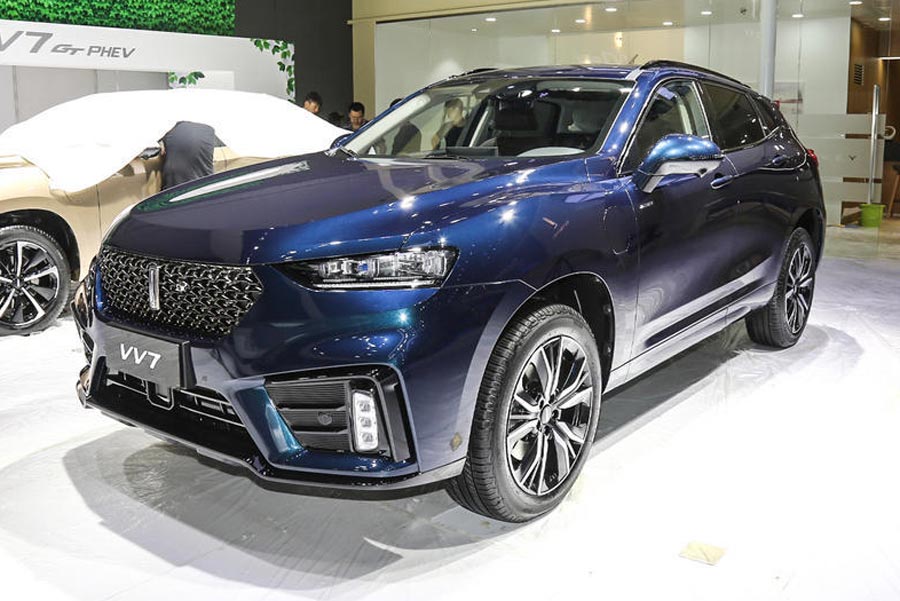 搭载2.0T混合动力 WEY VV7 PHEV将于11月份上市