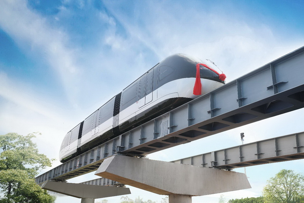 轨道交通新时代 全球首条云巴示范线重庆发布