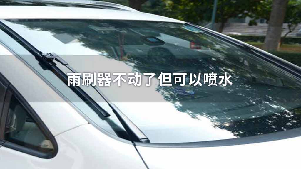 雨刷器不动了但可以喷水